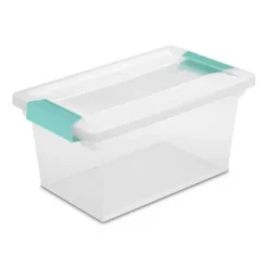 Sterilite 64 Quart Latching Clear Plastic Storage Organizer Tote Container Bin Box, 6 Pack & Medium Clip Boxes For Organization And Storage, 4 Pack -Rubbermaid Shop GUEST ac139c6b d913 4ad9 b3d4 de0dc6d97eb2
