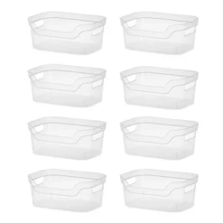 Sterilite 5.25x9.5x13 In Medium Polished Open Scoop Front Storage Bin W/ Comfortable Carry Through Handles For Household Organization, Clear 15 Sterilite 5.25x9.5x13 In Medium Polished Open Scoop Front Storage Bin W/ Comfortable Carry Through Handles For Household Organization, Clear -Rubbermaid Shop GUEST aebdf5ee 3fab 4c16 be23 39bfb06c052d