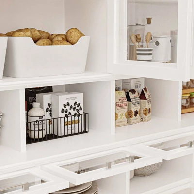 Famapy Multi-Functional Kitchen Cabinet & Pantry,Large - Capacity Food Storage Cabinet With Glass Doors,Easy Organization & Display For Home Kitchen 7 Famapy Multi-Functional Kitchen Cabinet & Pantry,Large - Capacity Food Storage Cabinet With Glass Doors,Easy Organization & Display For Home Kitchen - Image 7