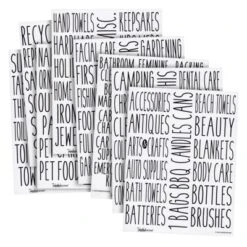 Talented Kitchen 138 Pack Household & Storage Organization Label Preprinted Stickers For Closet Bins, Boxes, Home Essential -Rubbermaid Shop GUEST b56c17cc 2cdc 4ccb ae7b e1b7aff3eb21