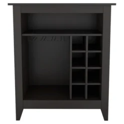 Gulches Black Bar Cabinet: Elegant Storage & Wine Organization -Rubbermaid Shop GUEST bf931223 fa34 43e9 b238 c9aa48f2a2ac