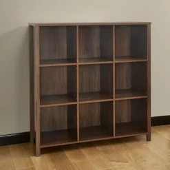 ClosetMaid Wooden Adjustable 9 Cube Organizer Bedroom Storage Cubicle Shelf Bookcase For Home Organization, Dark Chestnut -Rubbermaid Shop GUEST bfc77c8e 41a9 4c49 a06d c463cb687a7c