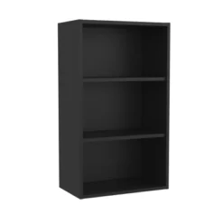 INFURNIC Decorative Wall Shelf Eco 3-Tier Open Storage Cabinet With Ample Shelves For Display And Organization, Black, 12"*21"*36" -Rubbermaid Shop GUEST c6f9f46e 8052 45f1 a4ef 6eeb54993cf2