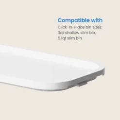 Click In Place Slim Lid For Plastic Storage Bins For Home And Office Organization White - Brightroom™ 11 Click In Place Slim Lid For Plastic Storage Bins For Home And Office Organization White - Brightroom™ -Rubbermaid Shop GUEST c85454ab 91be 4df1 ad1e 2e41830dd455