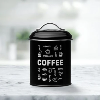 Amici Home Coffee Fix Metal Canister, Airtight Lid, Sealed Metal Storage Container For Kitchen Countertops And Pantry Organization, 36 Oz. 1 Amici Home Coffee Fix Metal Canister, Airtight Lid, Sealed Metal Storage Container For Kitchen Countertops And Pantry Organization, 36 Oz.