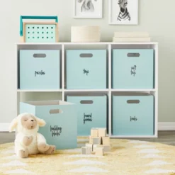 Talented Kitchen 147 Playroom Organization And Storage Labels For Toy Bins, Preprinted Black Script On Clear Vinyl Stickers For Crafts Water Resistant