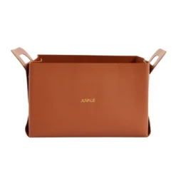 Juvale 2 Pack Faux Leather Foldable Storage Bins With Handles, Collapsible Baskets For Home Organization, Brown, 10 X 6.5 In -Rubbermaid Shop GUEST cd8febbd 820f 4da6 8151 dccdcebdb93f
