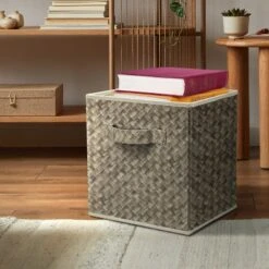 Sorbus 4 Pack 11 Inch Foldable Storage Cubes With Handle - Organization & Storage Baskets For Shelves, Closet And More -Rubbermaid Shop GUEST ceba92cb 316f 4870 8ffa 9e22c1ef63e0