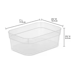 Sterilite Medium Storage Tray Containers With Sturdy Banded Rim And Textured Bottom For Desktop And Drawer Household Organization, Clear, 24 Pack 6 Sterilite Medium Storage Tray Containers With Sturdy Banded Rim And Textured Bottom For Desktop And Drawer Household Organization, Clear, 24 Pack -Rubbermaid Shop GUEST d4305d67 be9c 4cef b013 651058486f8d