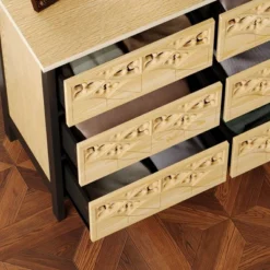 FUFU&GAGA Contemporary Horizontal Wooden Nine Drawers Dresser Storage Chest With Smooth For Bedroom Organization And Decor Enhancement 16 FUFU&GAGA Contemporary Horizontal Wooden Nine Drawers Dresser Storage Chest With Smooth For Bedroom Organization And Decor Enhancement -Rubbermaid Shop GUEST d5771aa8 4193 4638 ae40 ce06d8e48213