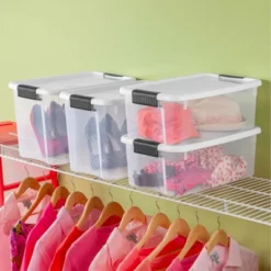 Sterilite 4 Set Of 56-Quart Wheeled Storage Bin & 6 Set Of 18-Quart Plastic Storage Container W/Latching Lid And Clear Base For Home Organization 9 Sterilite 4 Set Of 56-Quart Wheeled Storage Bin & 6 Set Of 18-Quart Plastic Storage Container W/Latching Lid And Clear Base For Home Organization -Rubbermaid Shop GUEST d7f9214f cca7 4a67 9349 4e2ce87718aa
