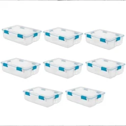 Sterilite Multipurpose Plastic Under-Bed Storage Tote Bins With Secure Gasket Latching Lids For Home Organization 15 Sterilite Multipurpose Plastic Under-Bed Storage Tote Bins With Secure Gasket Latching Lids For Home Organization -Rubbermaid Shop GUEST e37f4e84 7eb0 4633 963c eb69c97af911