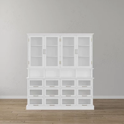 Famapy Multi-Functional Kitchen Cabinet & Pantry,Large - Capacity Food Storage Cabinet With Glass Doors,Easy Organization & Display For Home Kitchen 11 Famapy Multi-Functional Kitchen Cabinet & Pantry,Large - Capacity Food Storage Cabinet With Glass Doors,Easy Organization & Display For Home Kitchen - Image 11