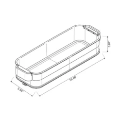 Click In Place 3qt Clear Shallow Slim Plastic Storage Bin With White Latch For Home And Office Organization - Brightroom™ -Rubbermaid Shop GUEST f68e3368 8ce5 445e a264 6be5fa79ddbf